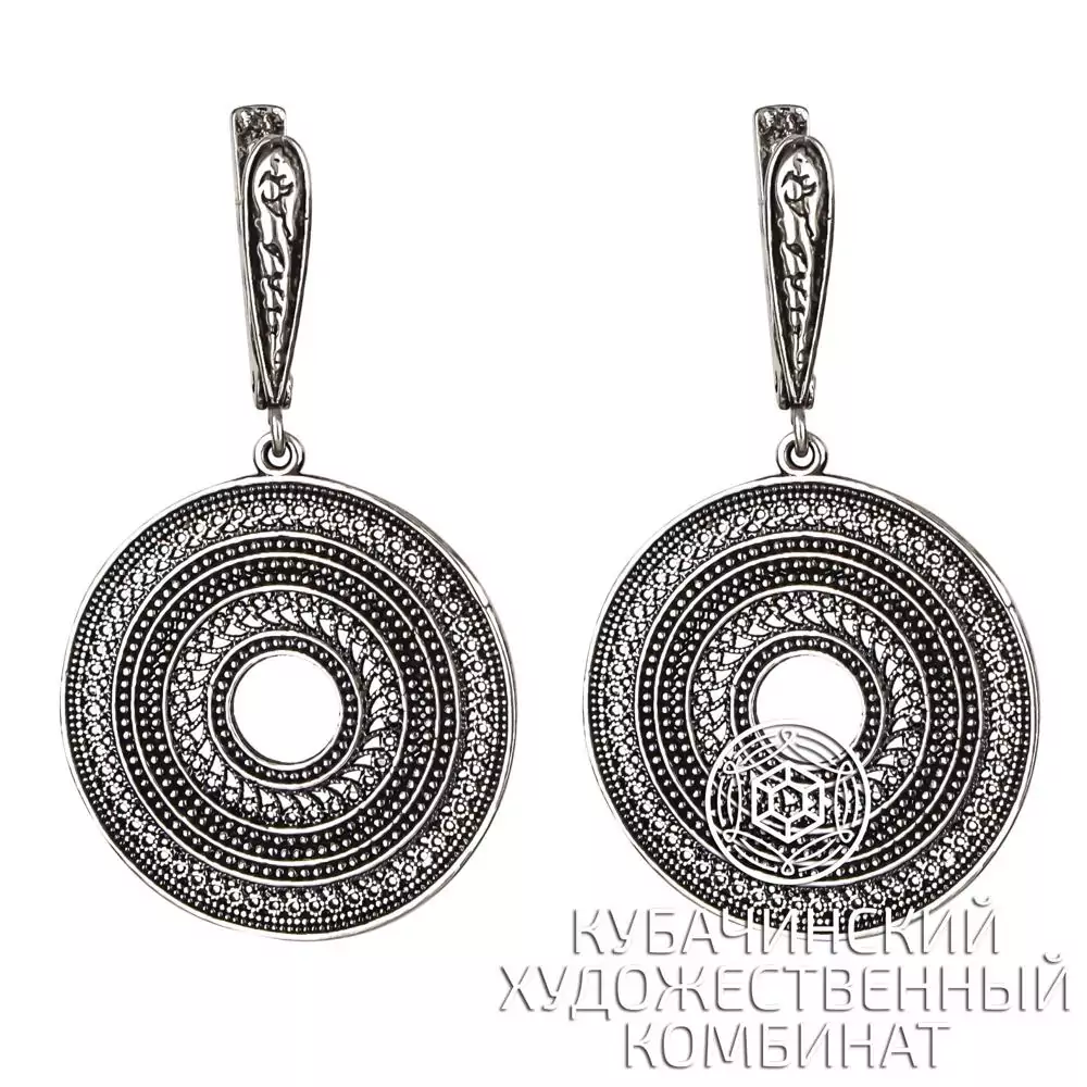 Серьги из серебра
