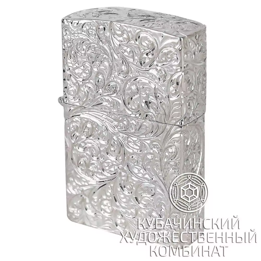 Зажигалка серебряная 