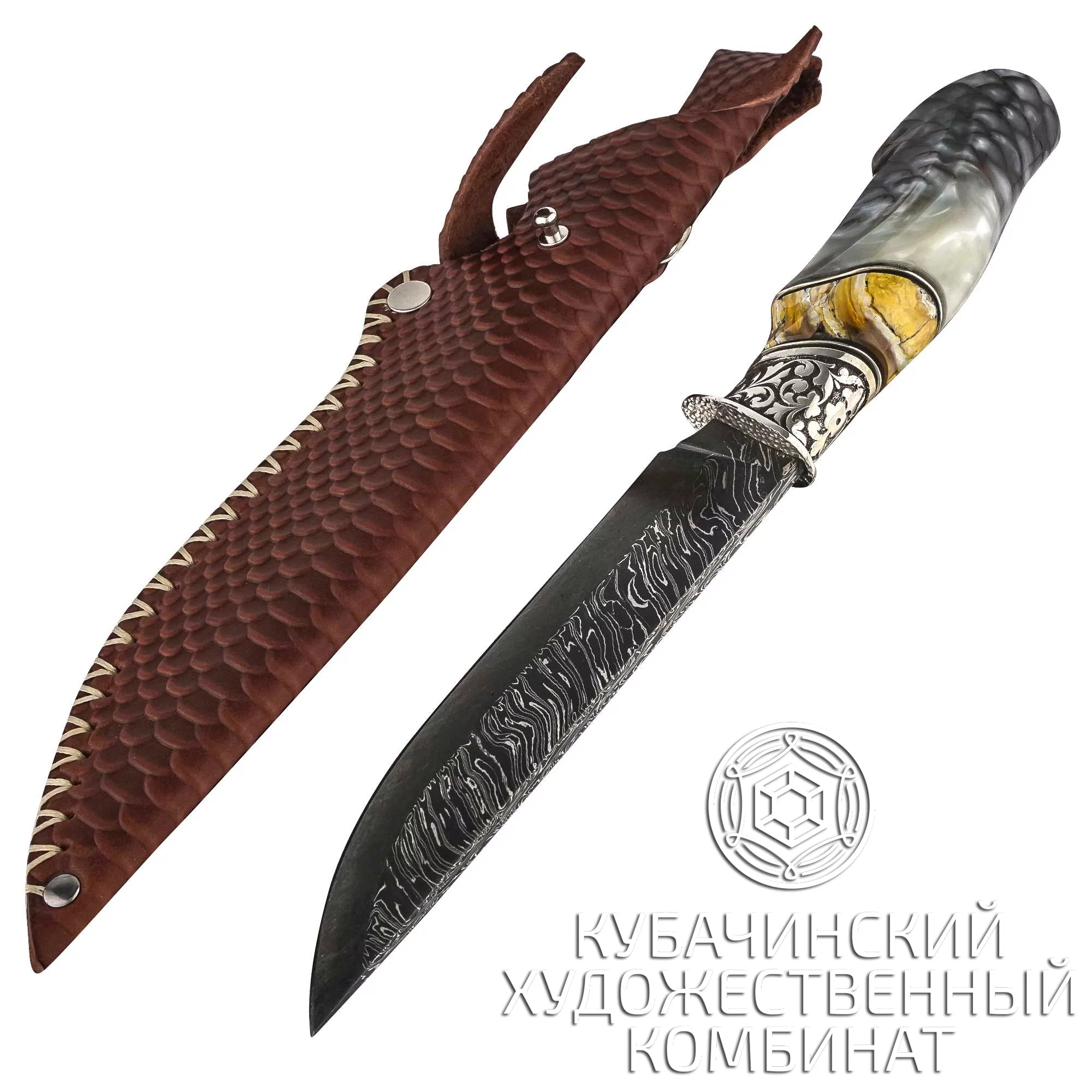 Нож из серебра