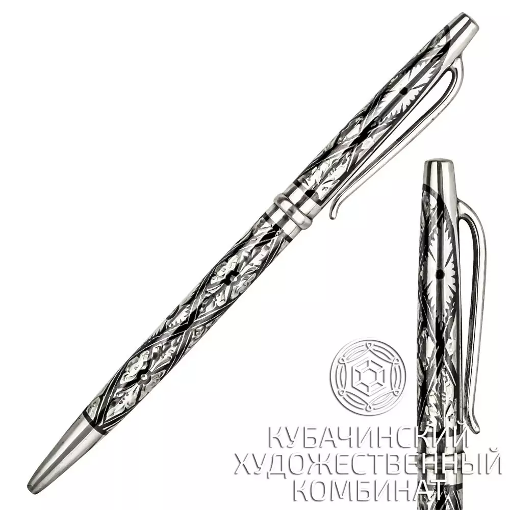 Ручка ручной работы из серебра