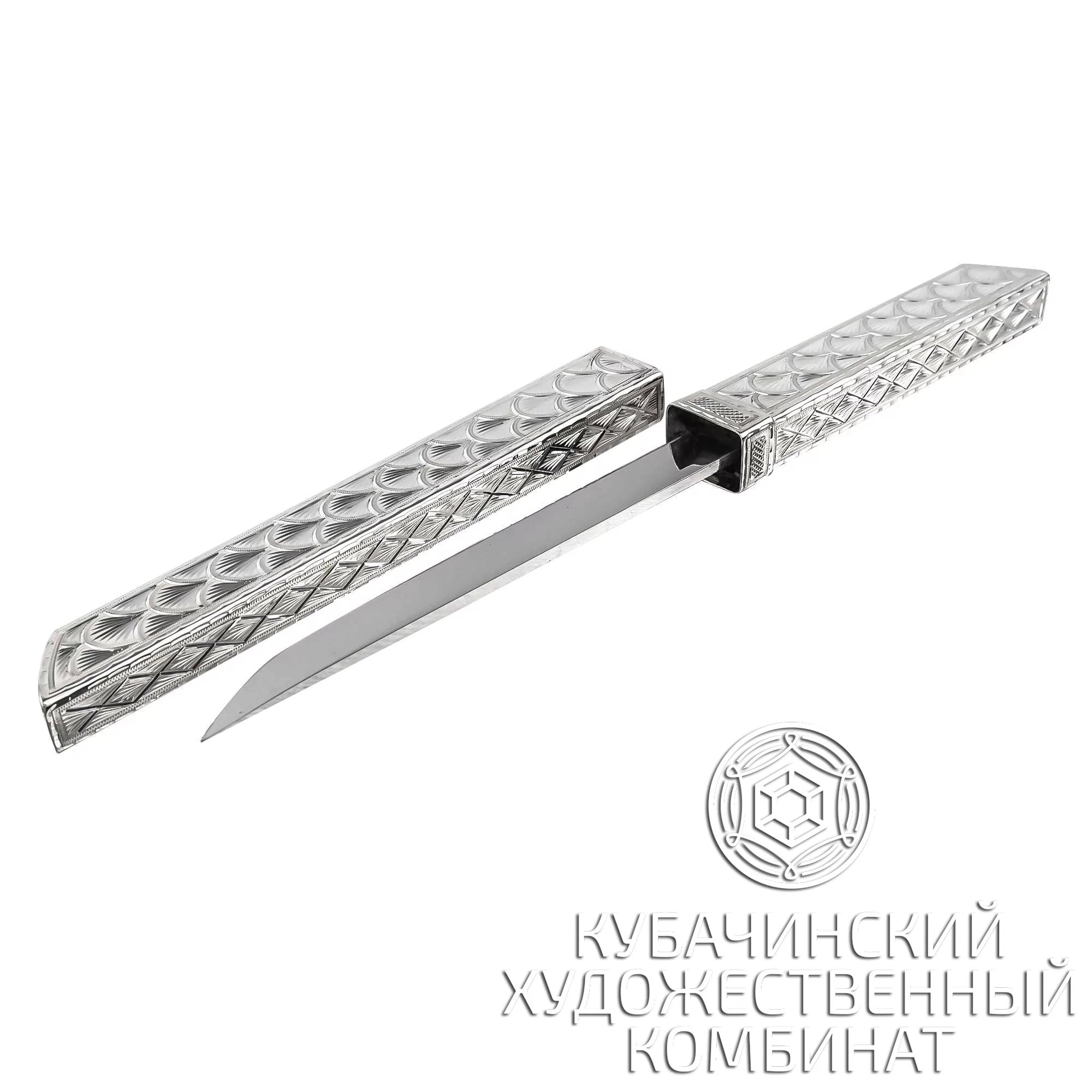 Нож из серебра