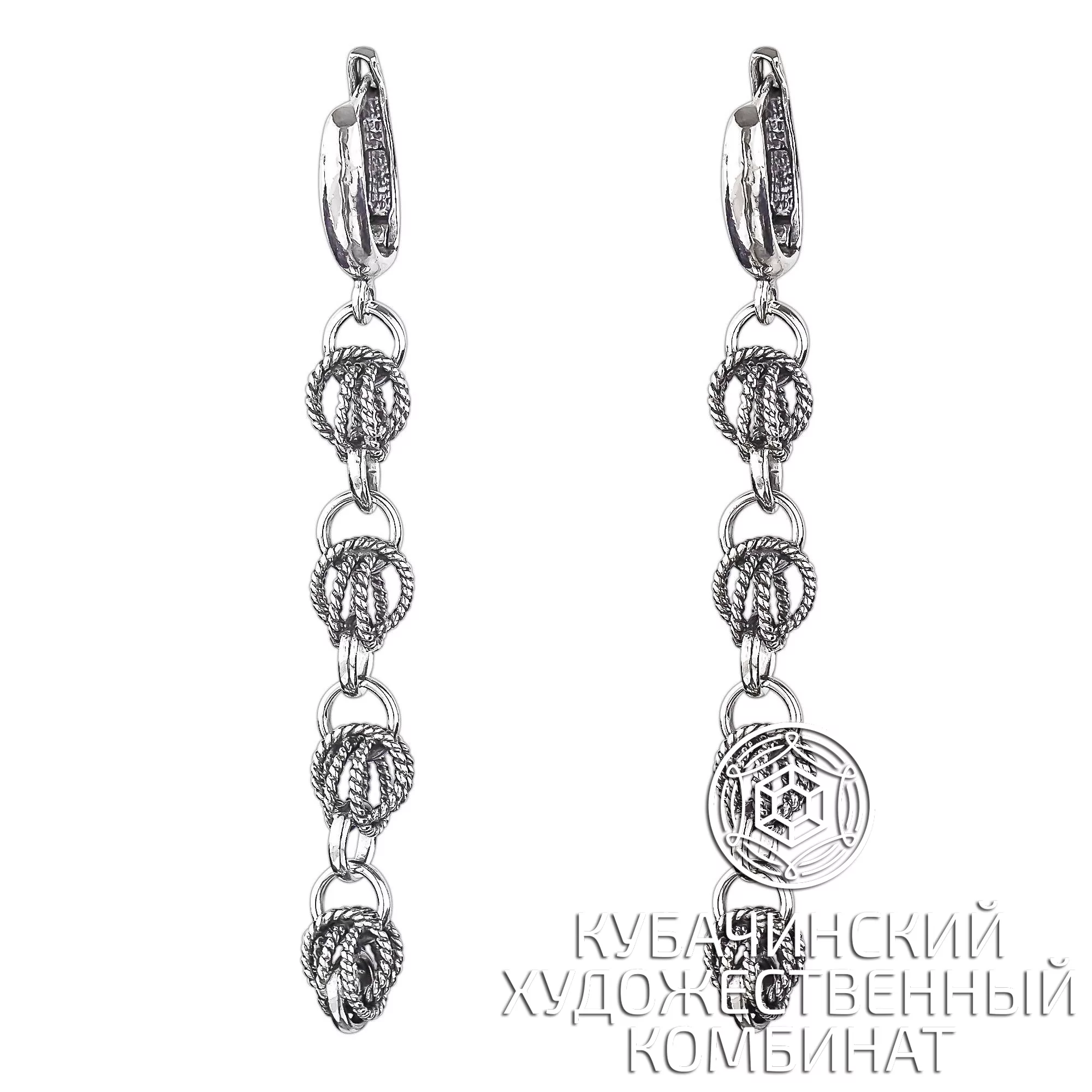 Серьги из серебра 925 пробы