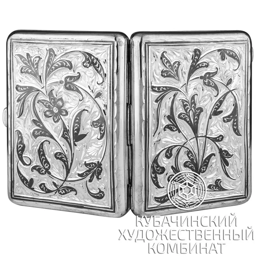 Портсигар из серебра