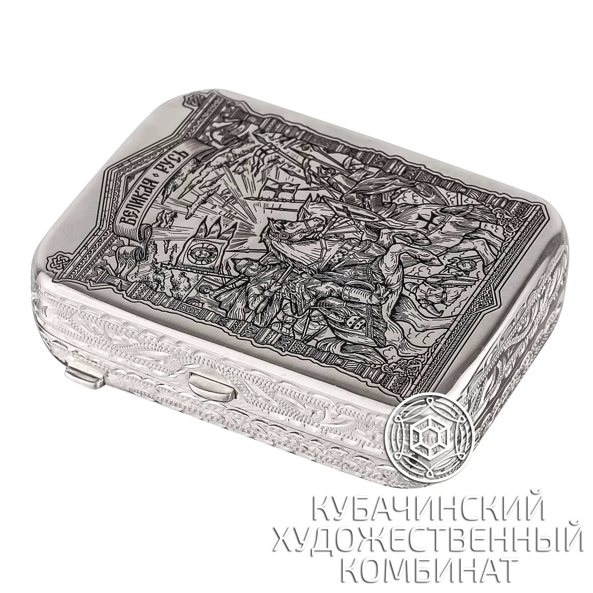 Таблетница из серебра