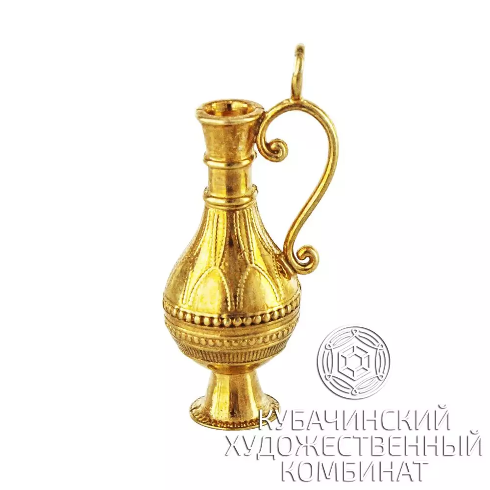 Кулон "Кувшин" из серебра 