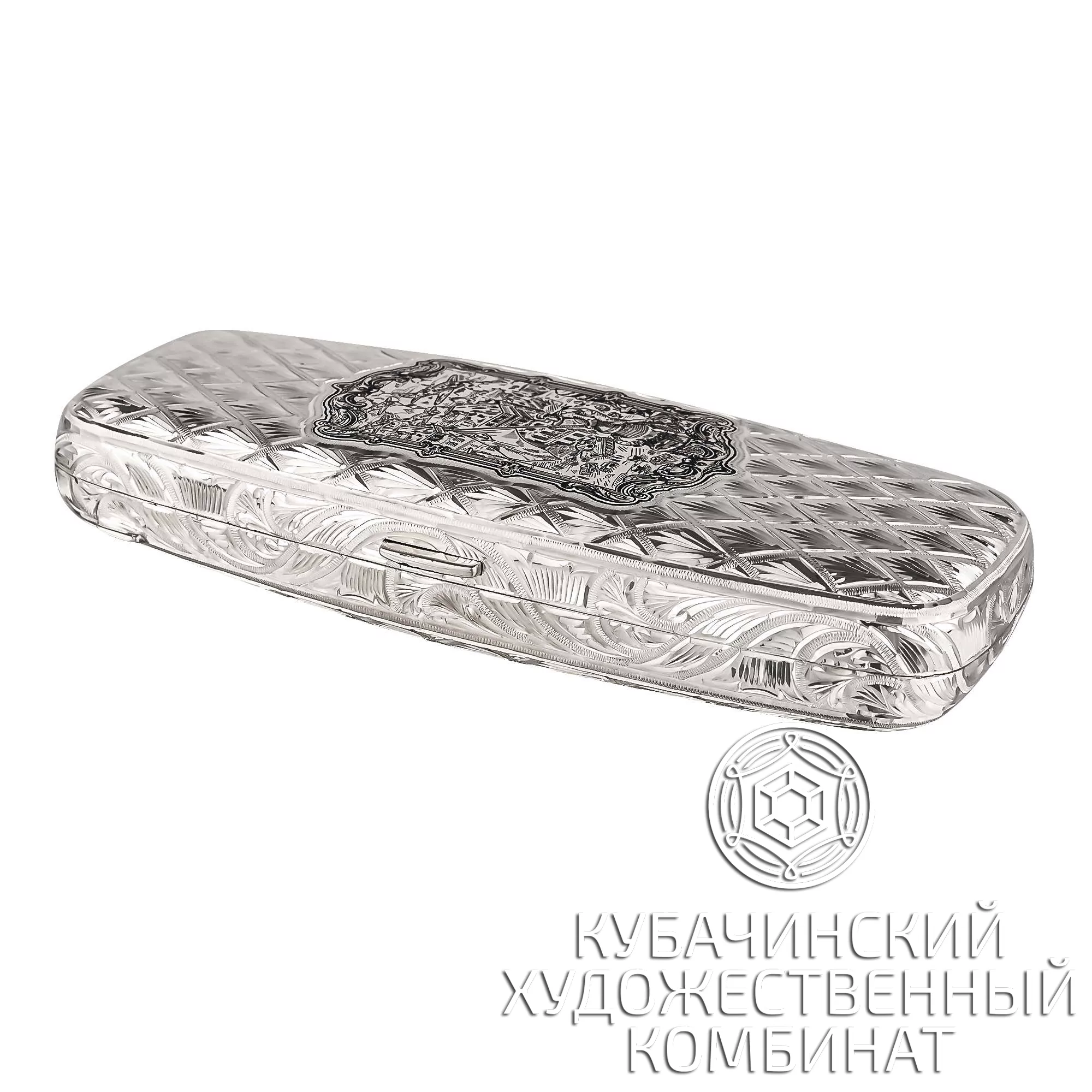 Футляр серебряный для очков