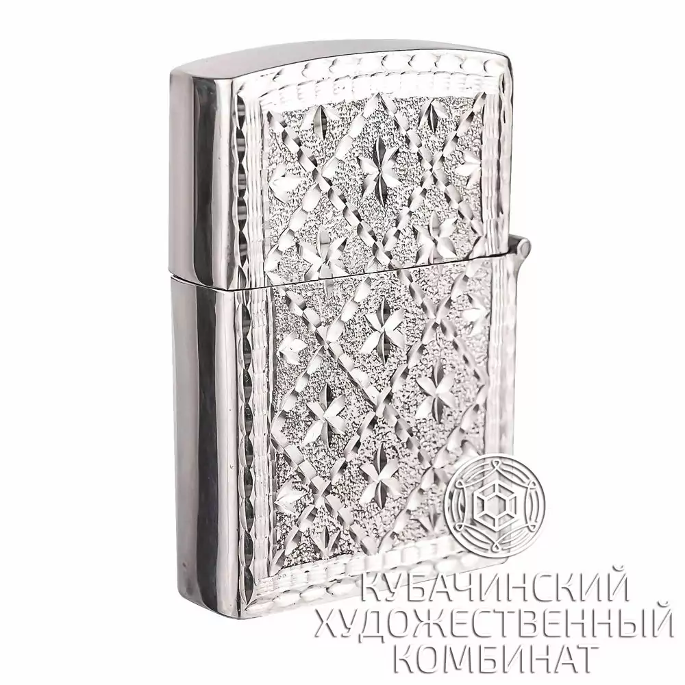 Зажигалка серебряная 