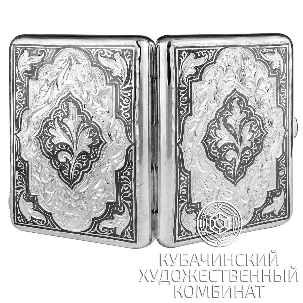 Портсигар из серебра