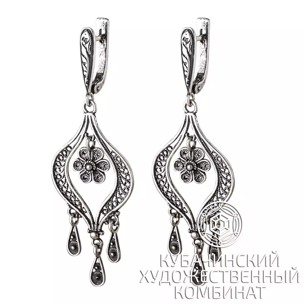 Серьги из серебра 925 пробы