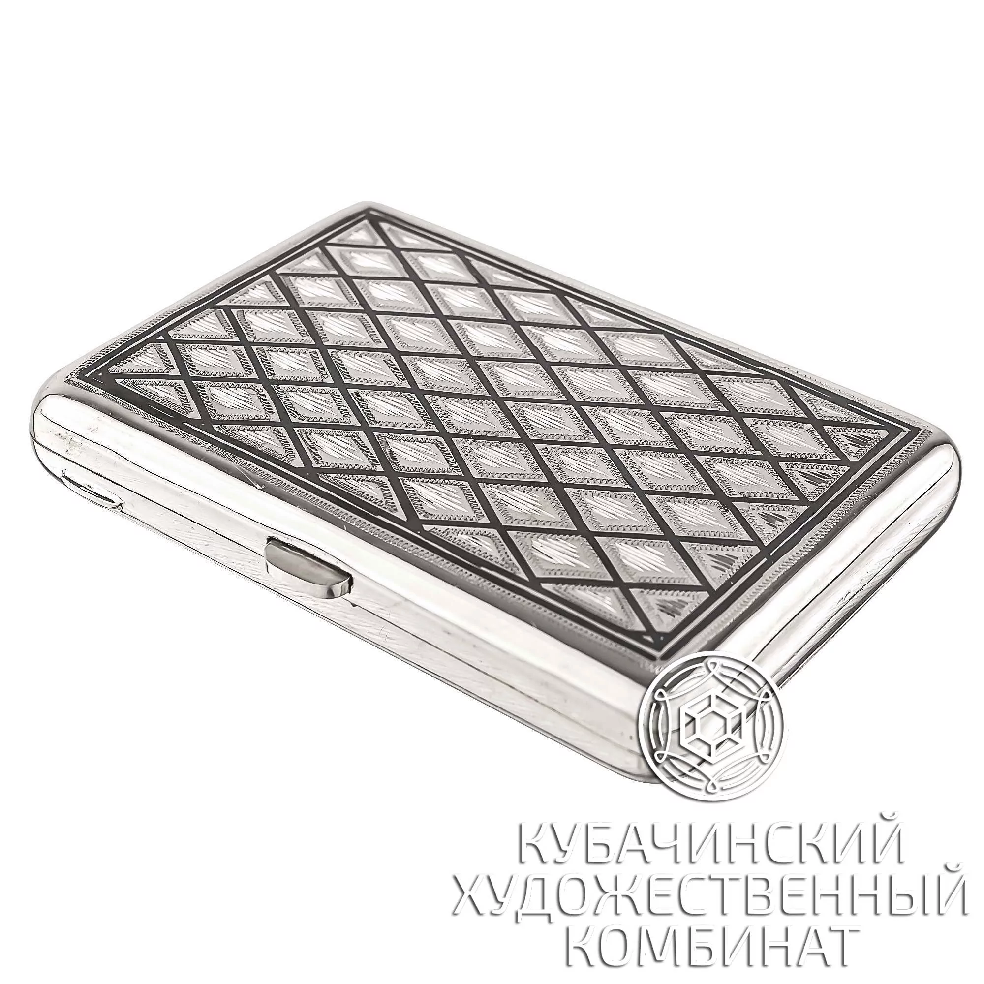 Портсигар из серебра