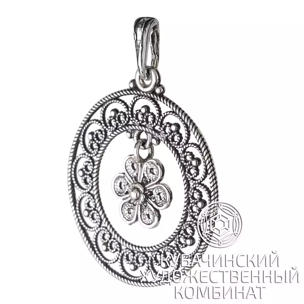 Кулон серебряный 925 пробы