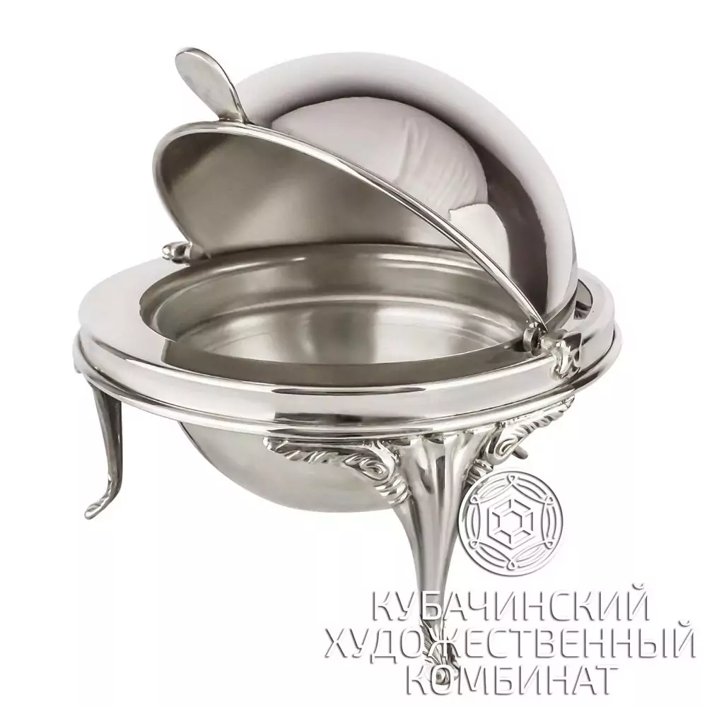 Икорница "Шар" из серебра
