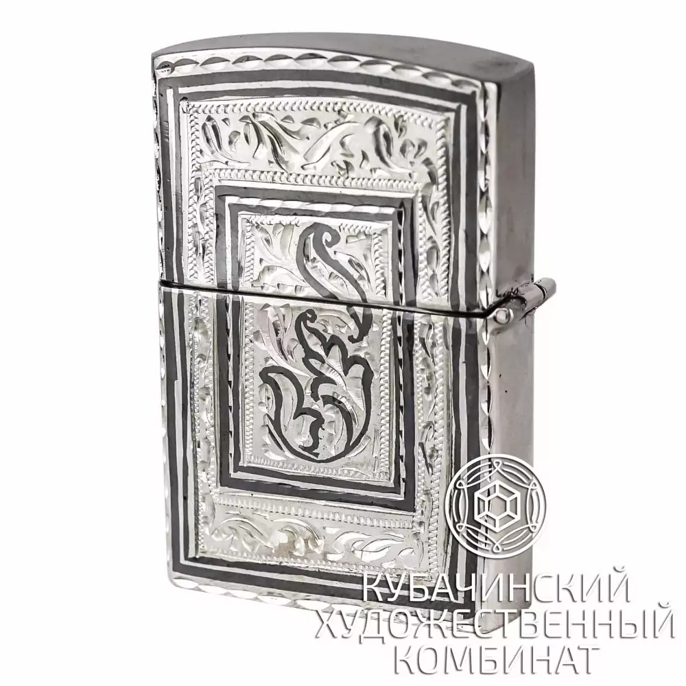 Зажигалка из серебра