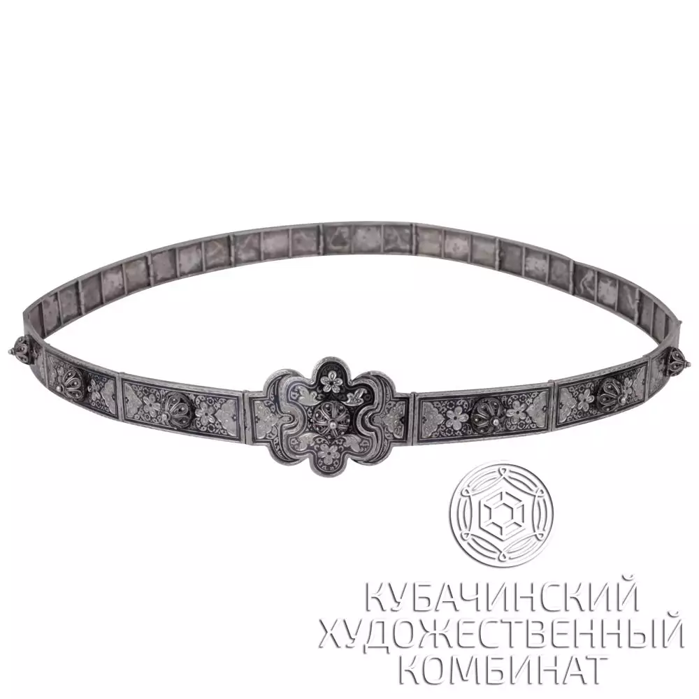 Женский пояс из серебра 