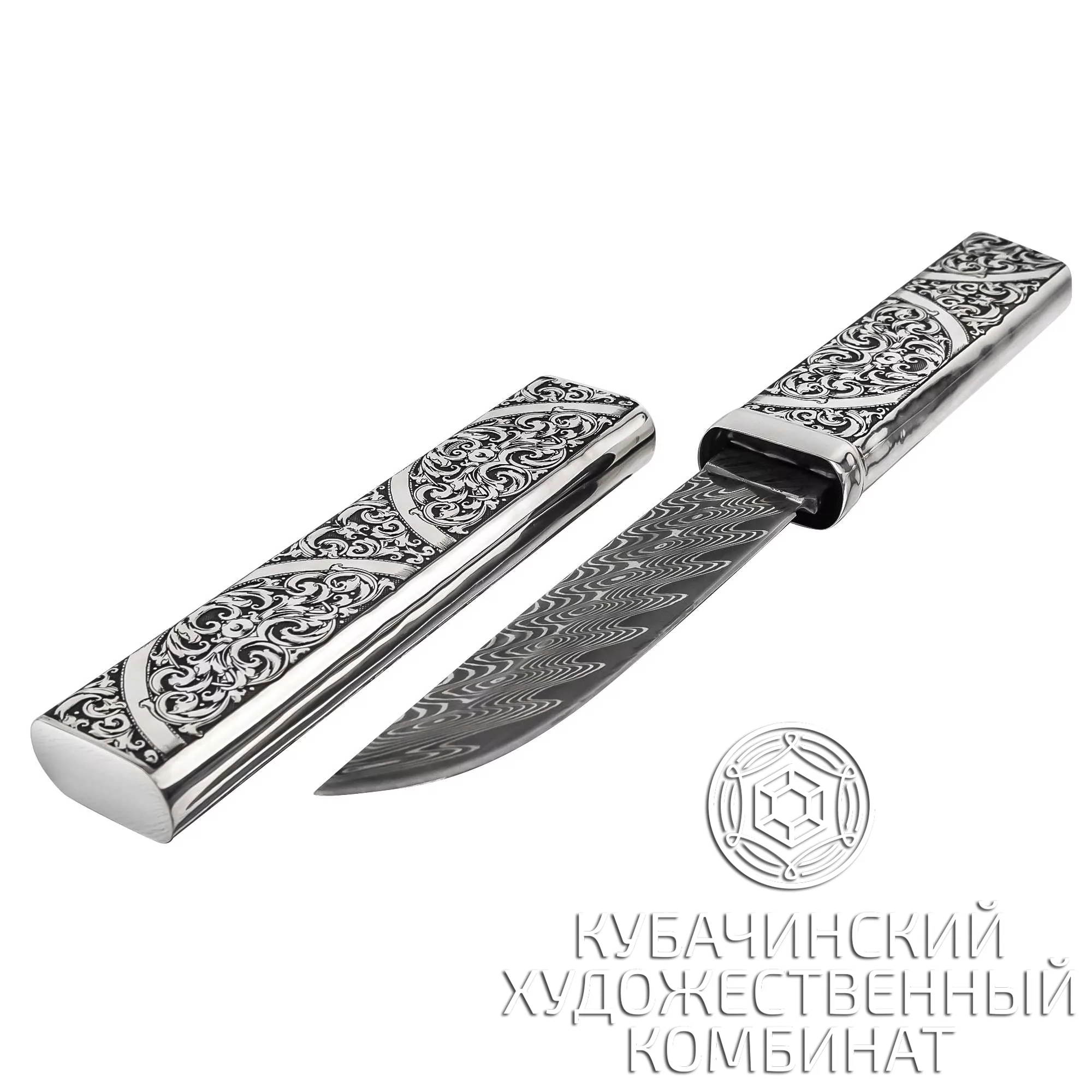 Нож из серебра