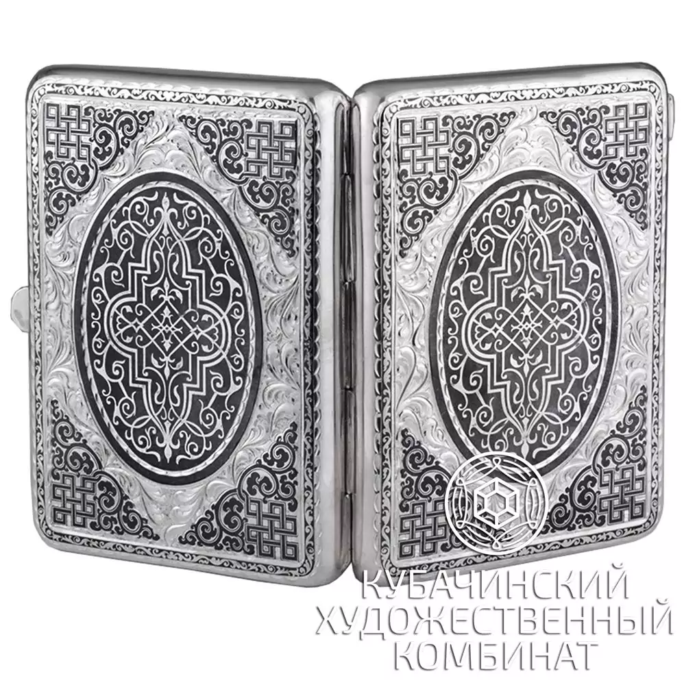 Портсигар из серебра 