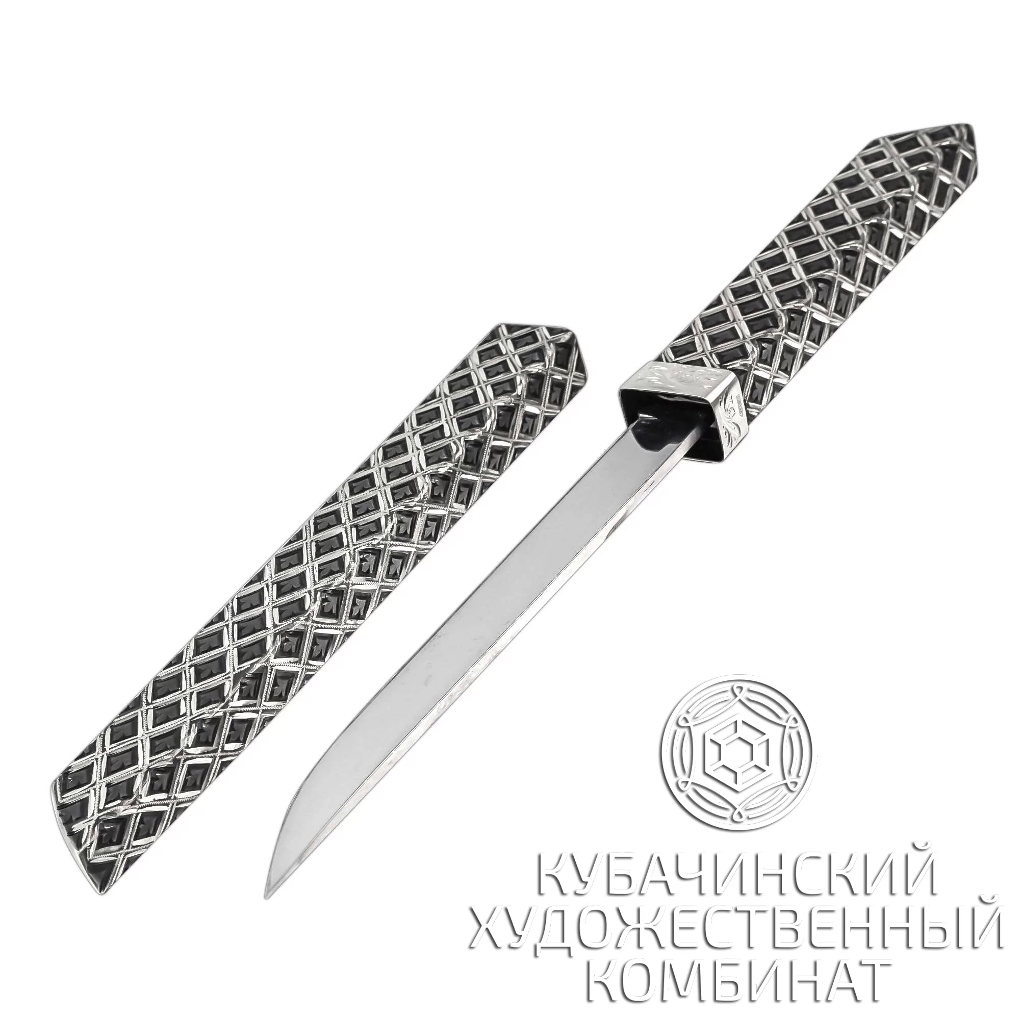 Нож из серебра