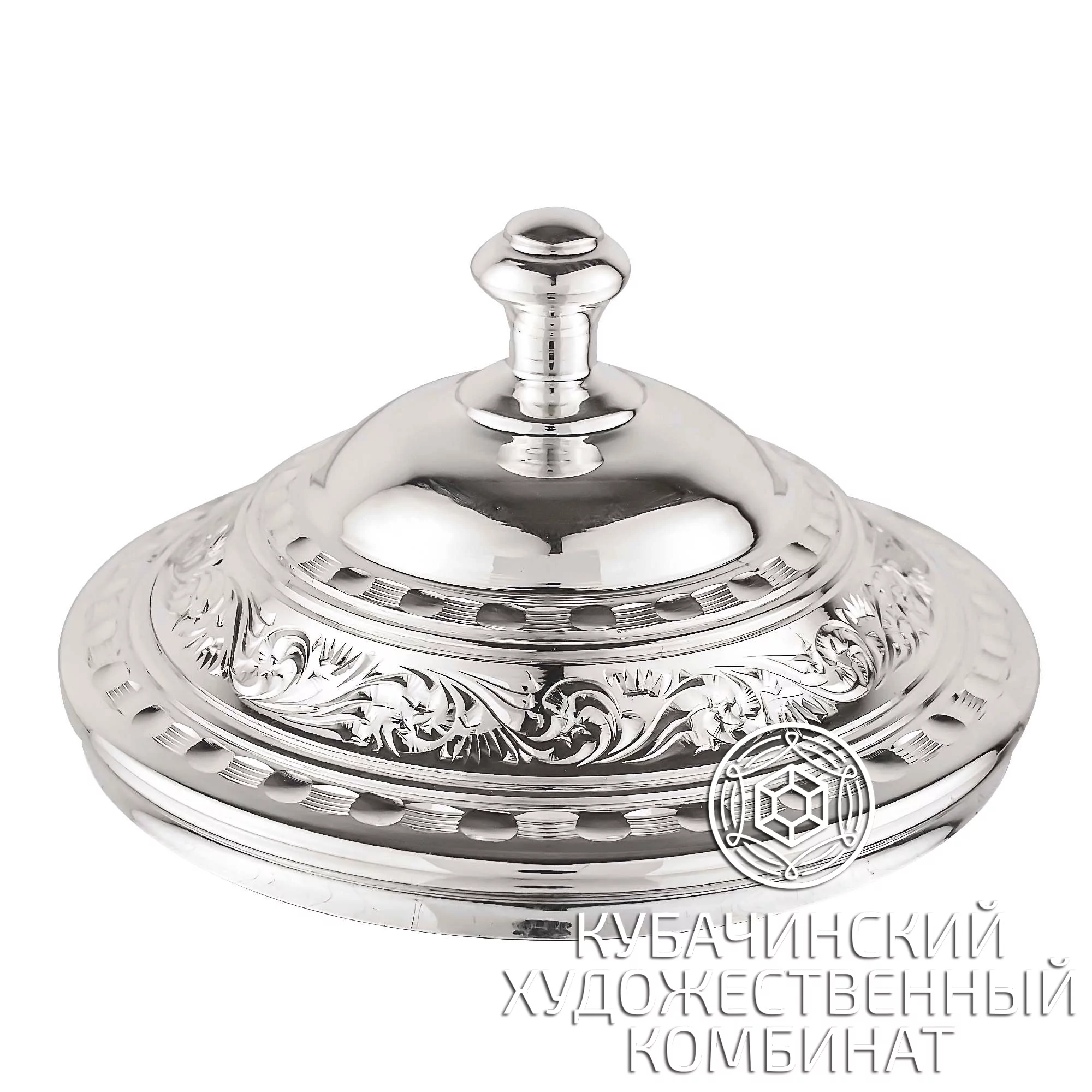 Крышка из серебра 999 пробы