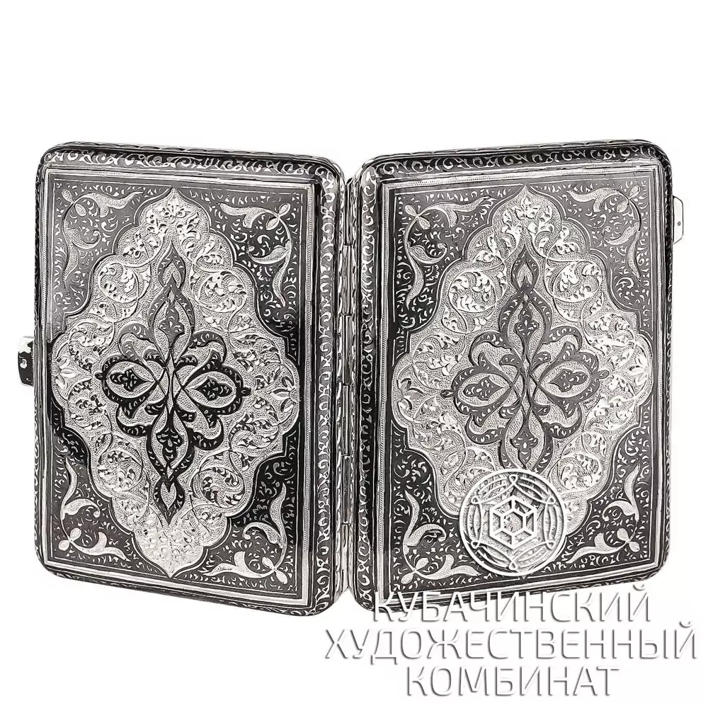 Портсигар из серебра 
