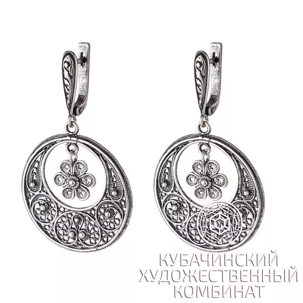 Серьги серебряные 925 пробы