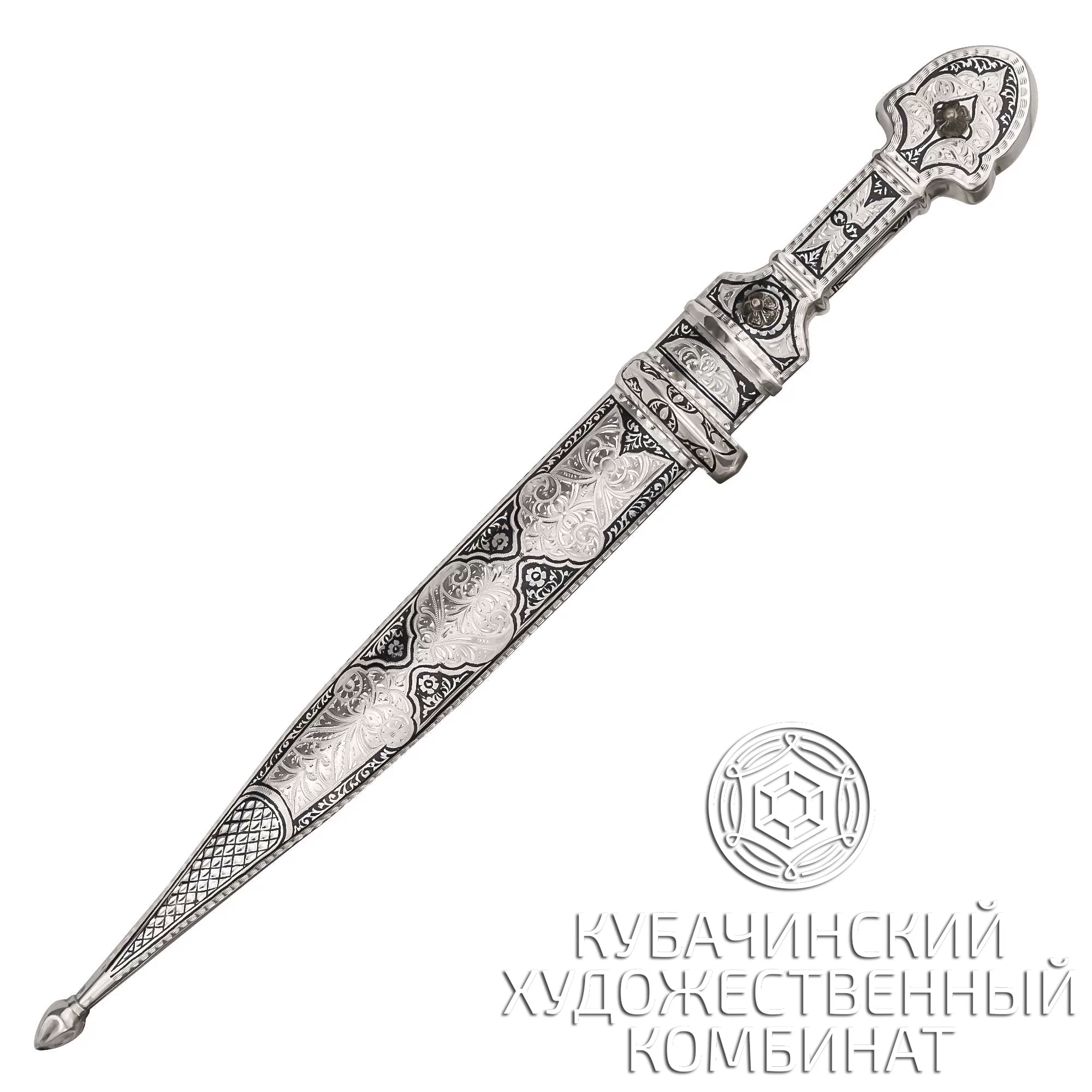 Кинжал серебряный