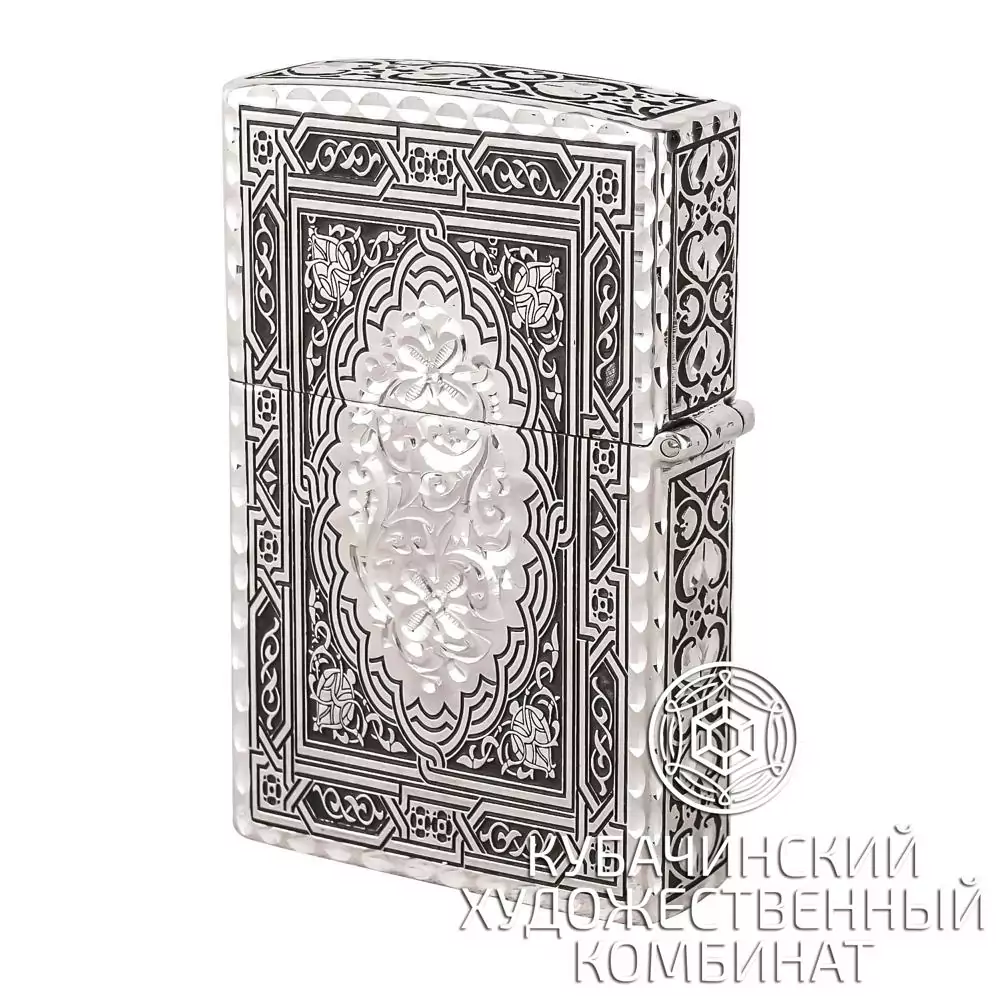 Зажигалка серебряная 