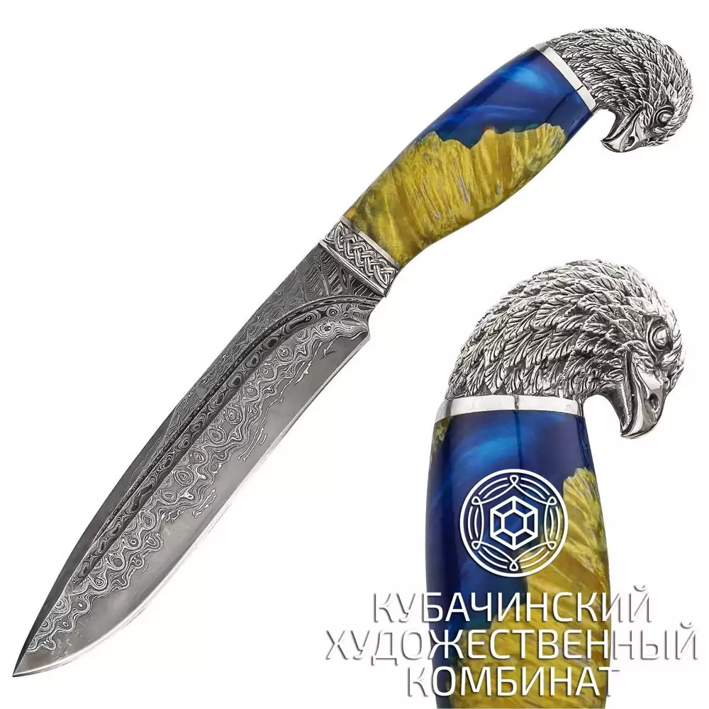 Нож из дамасской стали