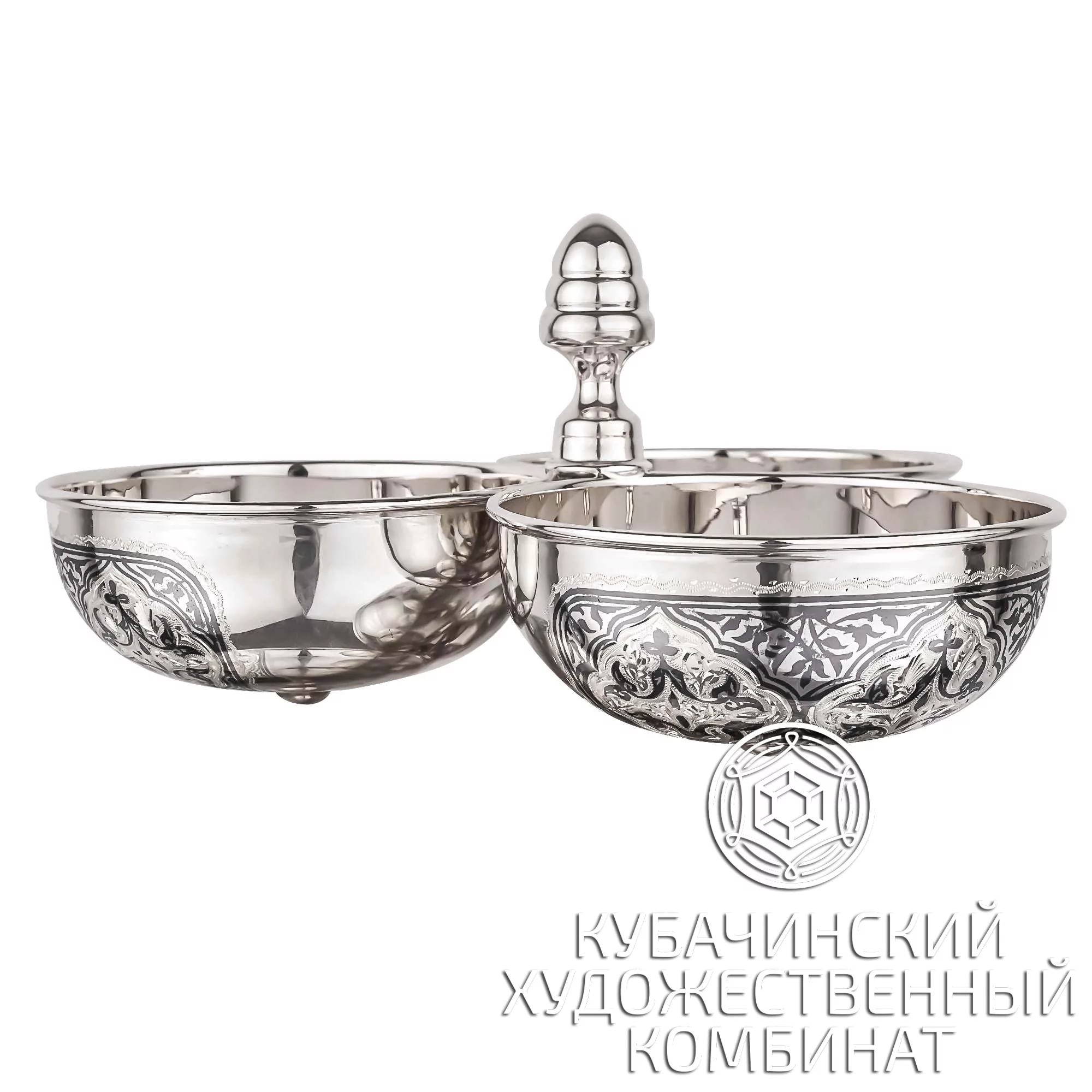 Менажница из серебра