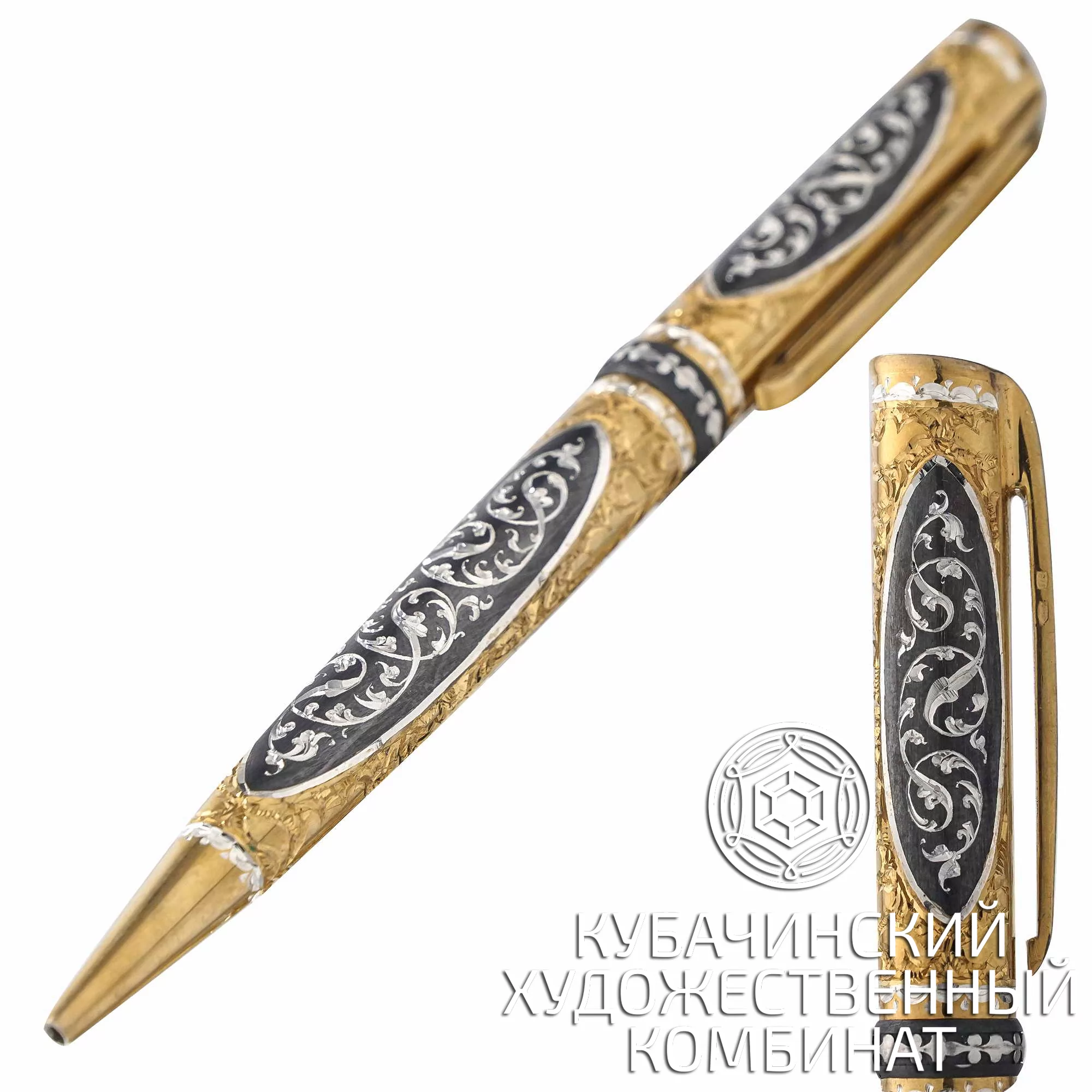 Ручка шариковая из серебра