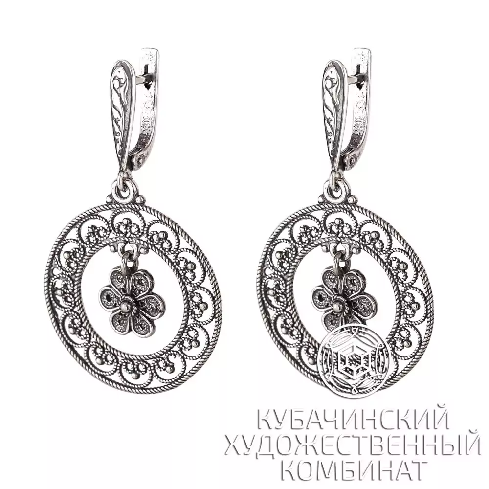 Серьги серебряные 925 пробы
