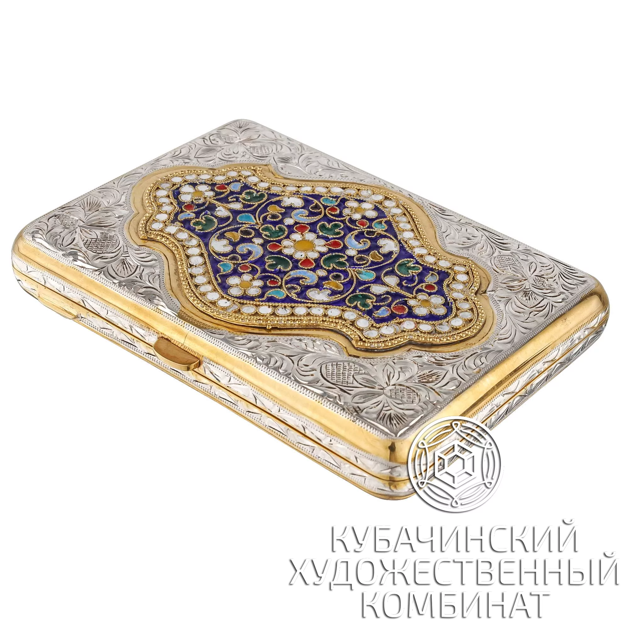 Портсигар из серебра