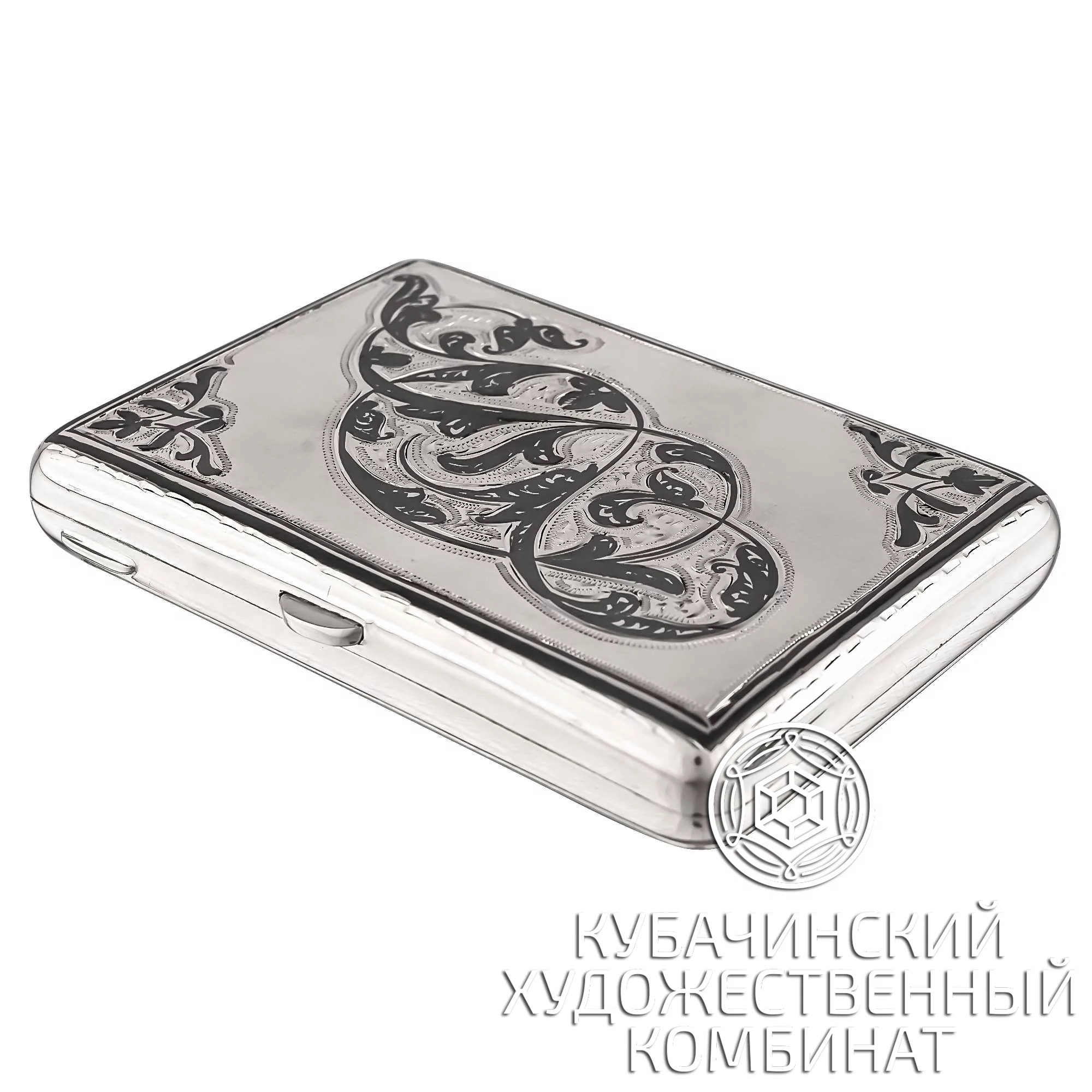 Портсигар из серебра