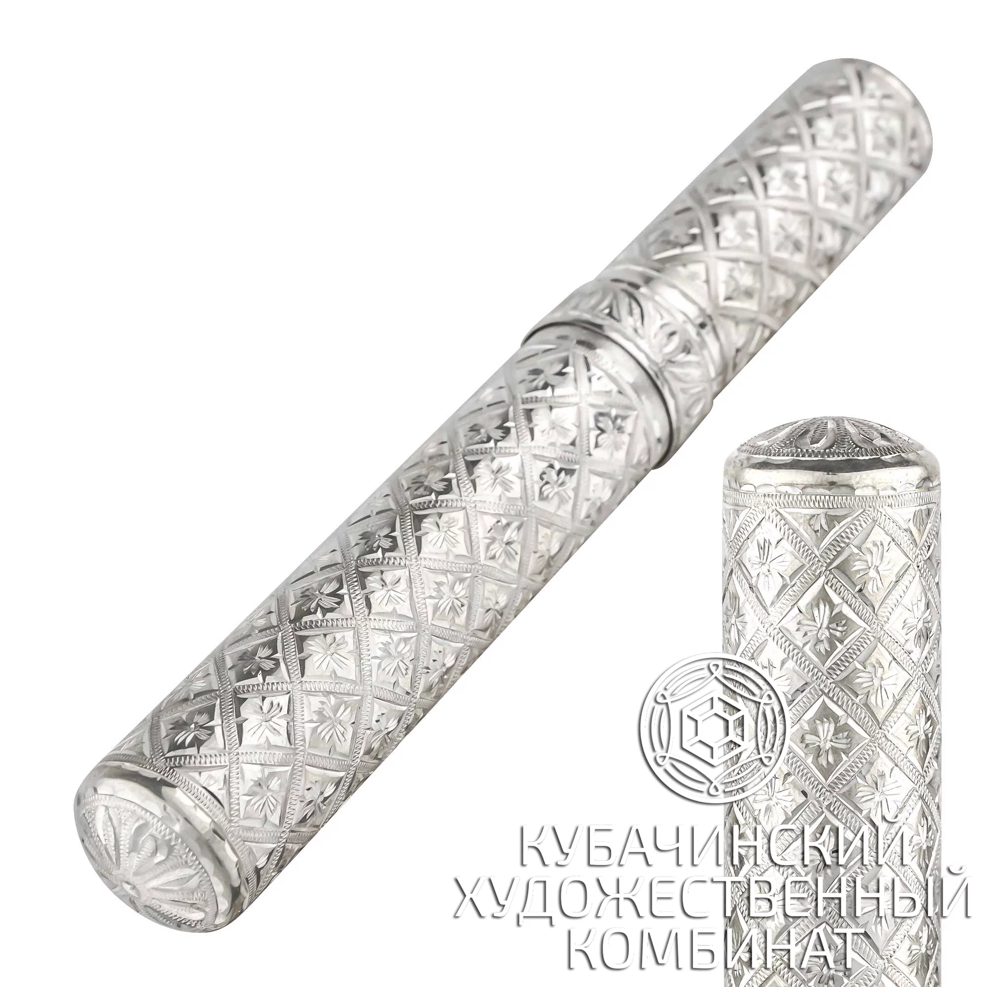 Сигарница из серебра