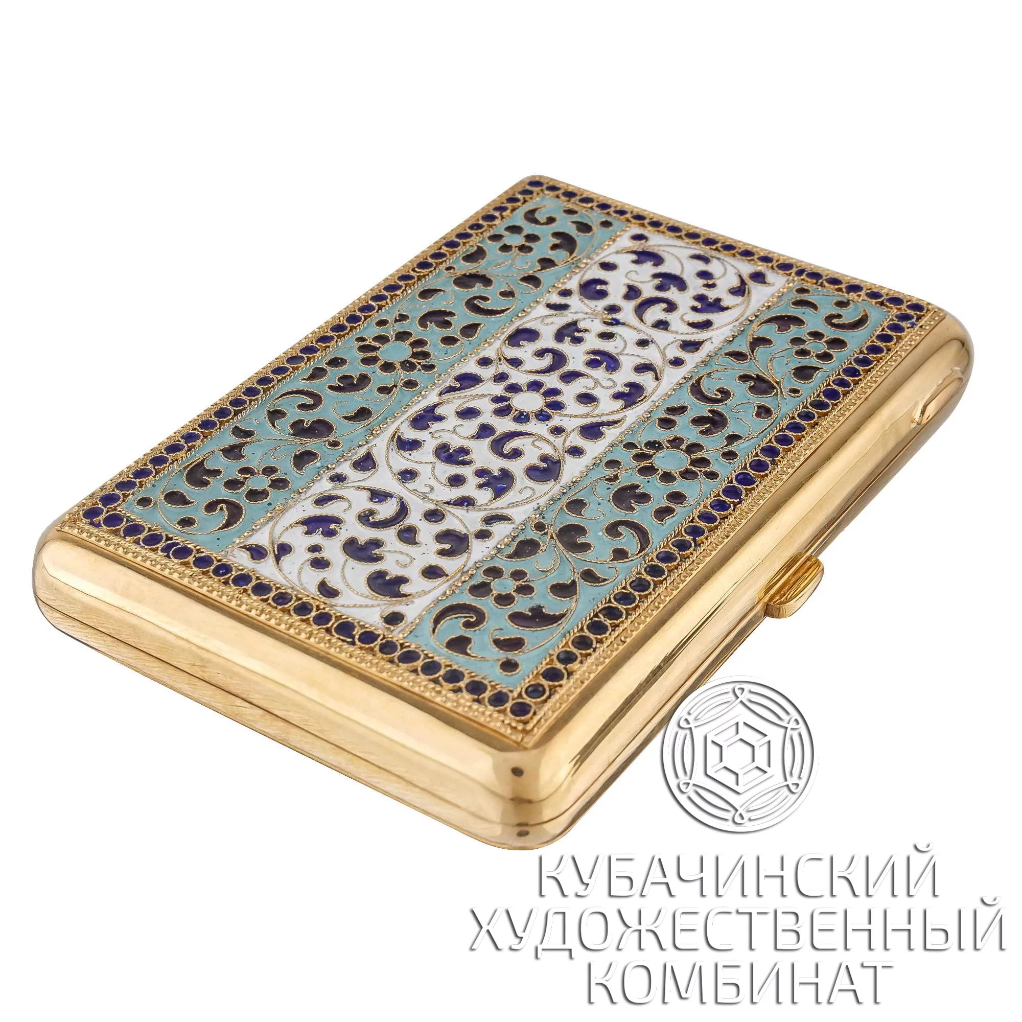 Портсигар из серебра