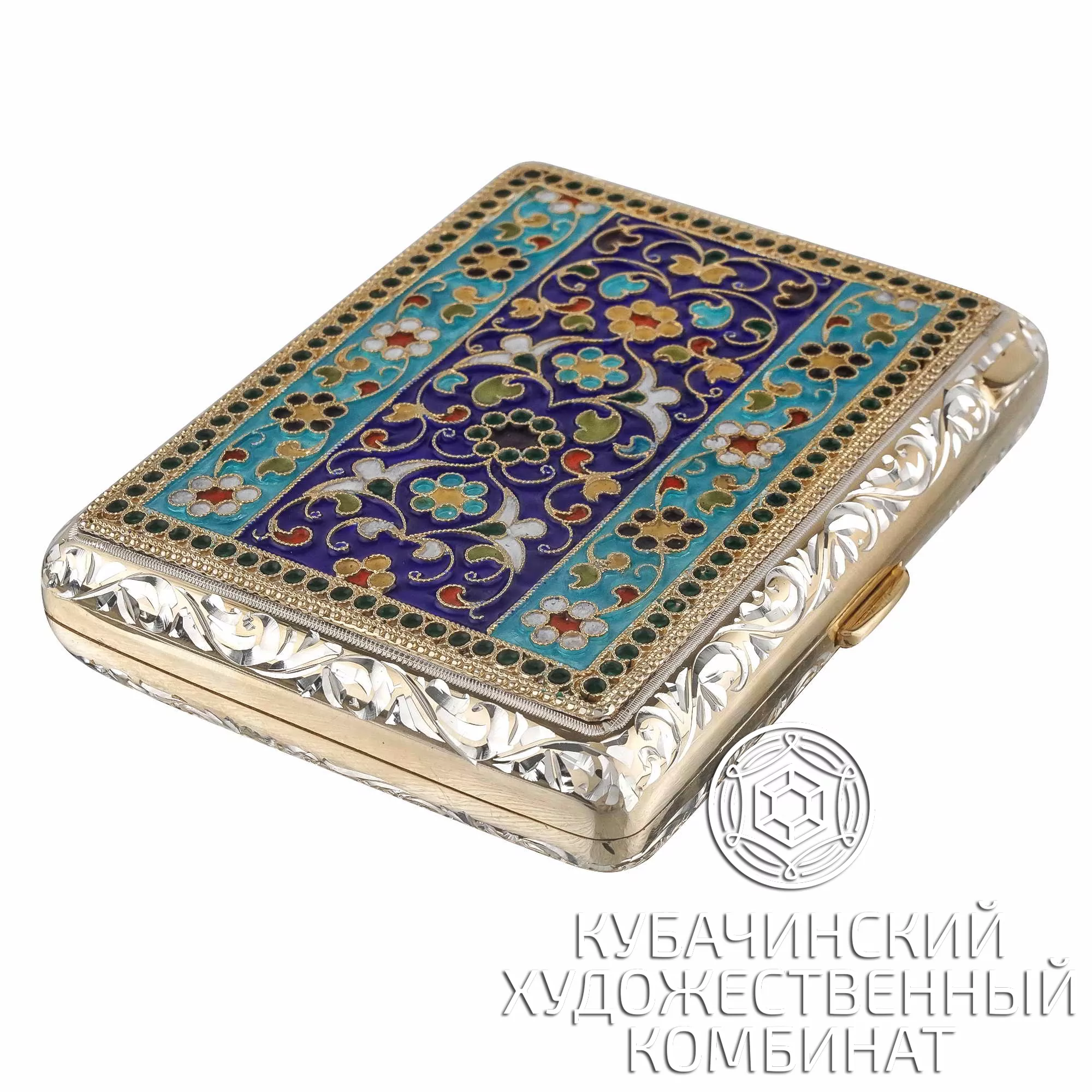 Портсигар из серебра