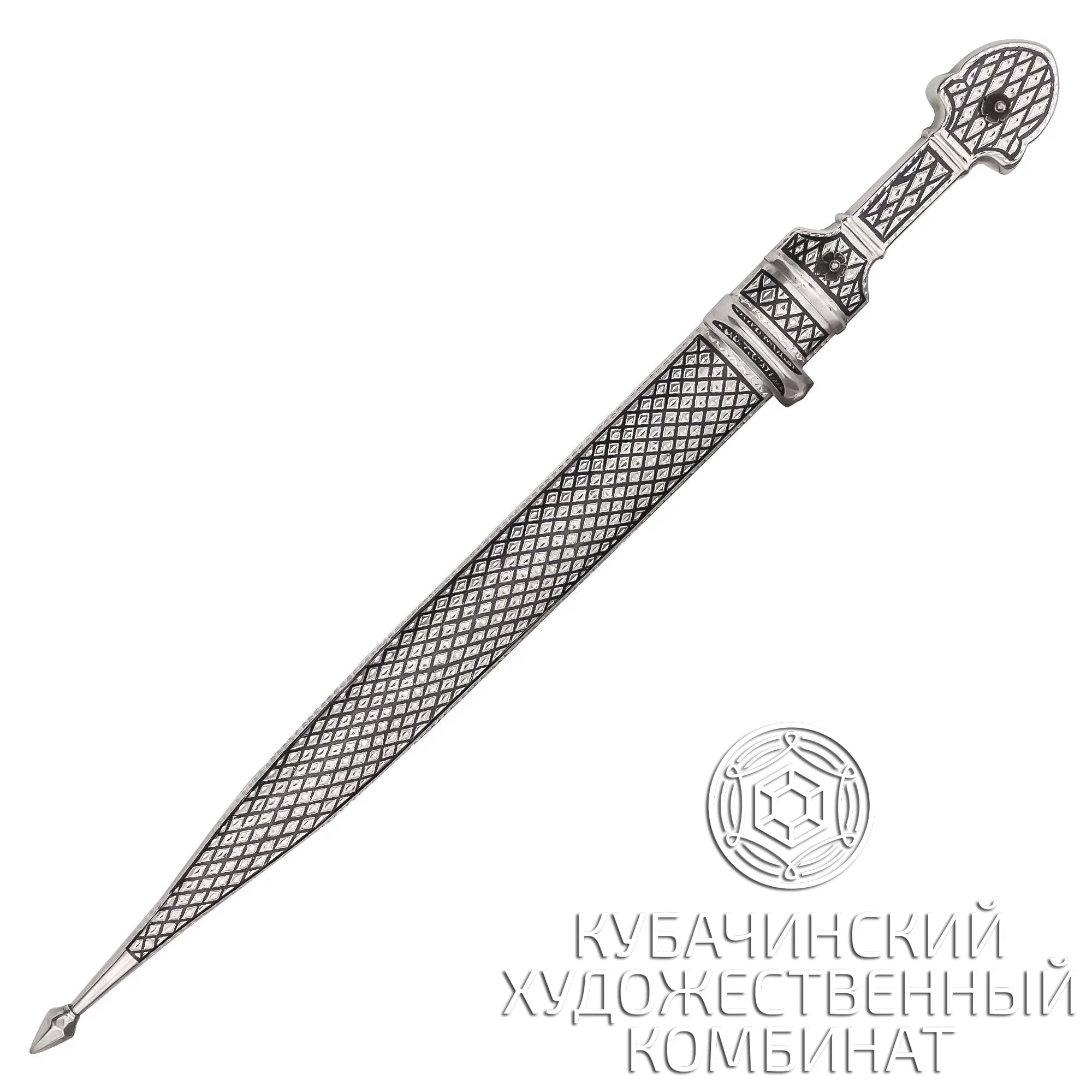 Кинжал серебряный