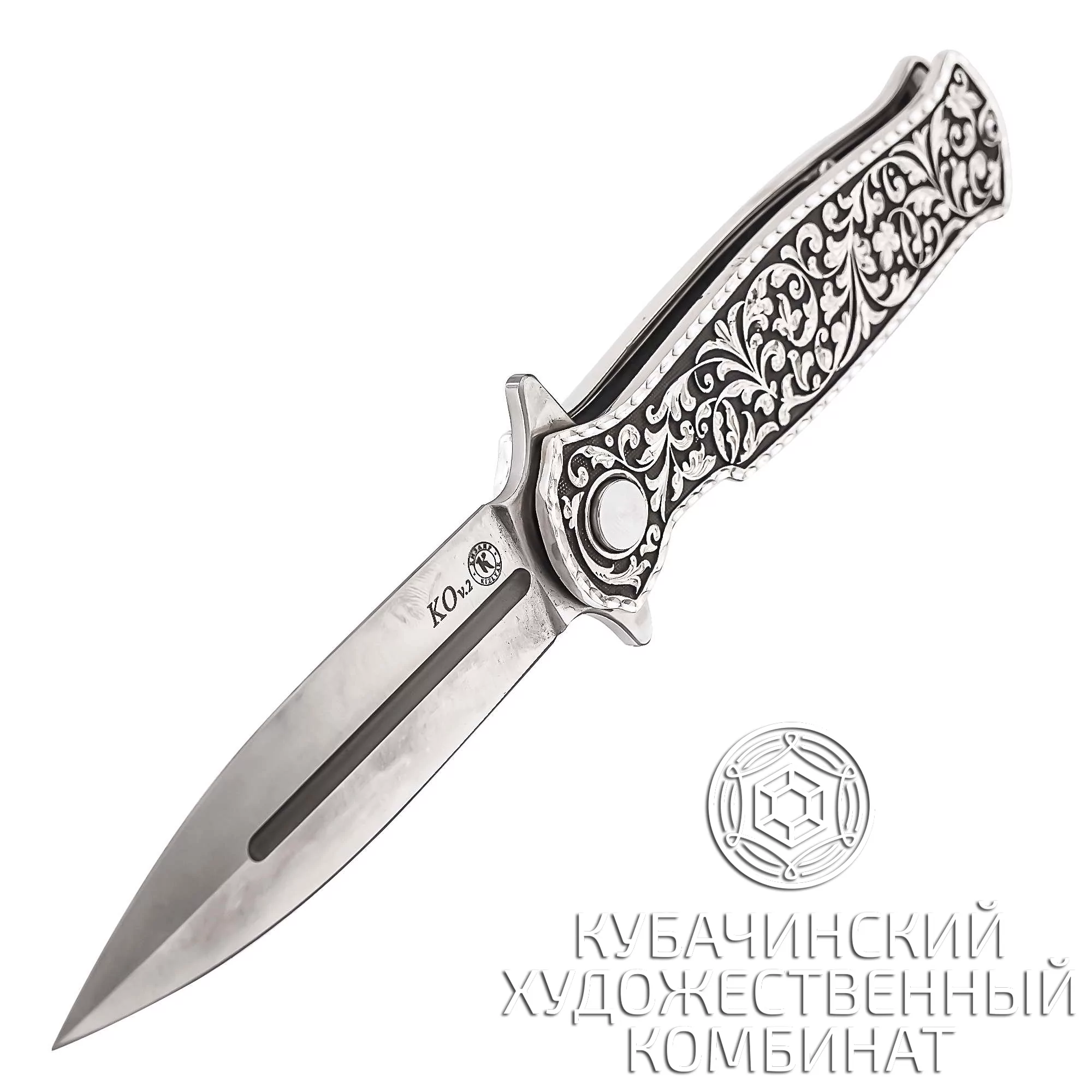Нож из серебра