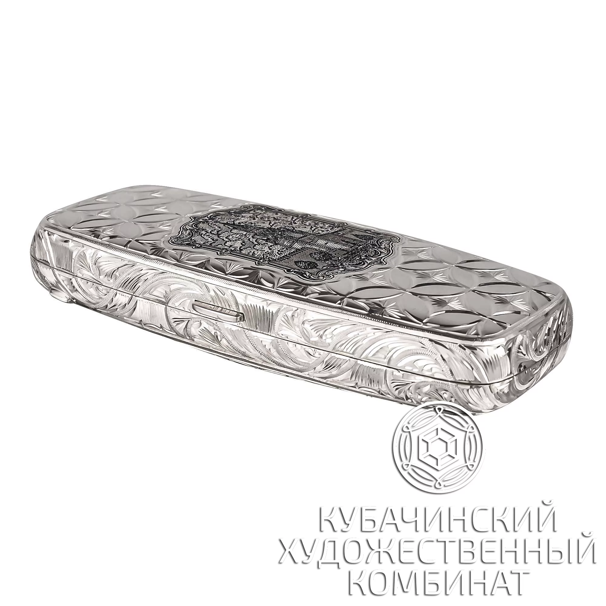 Футляр серебряный для очков