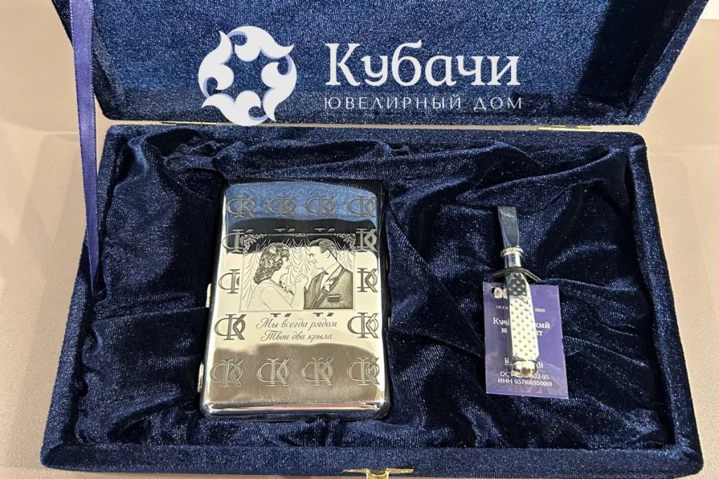 Серебряный портсигар для Филиппа Киркорова
