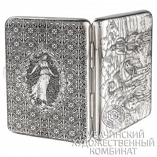 Портсигар из серебра 