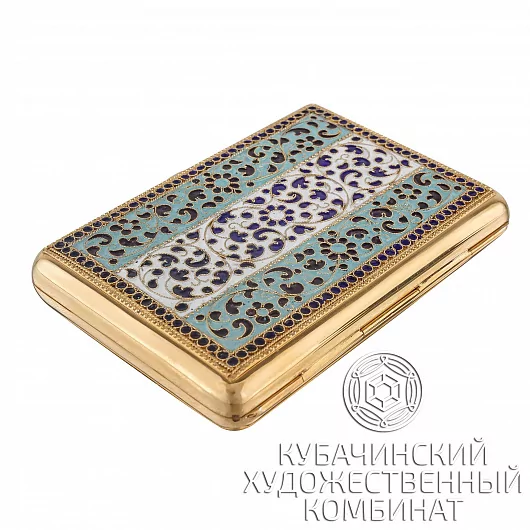 Портсигар из серебра