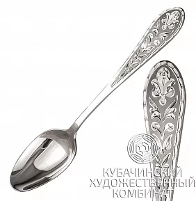 Ложка чайная из серебра 925 пробы