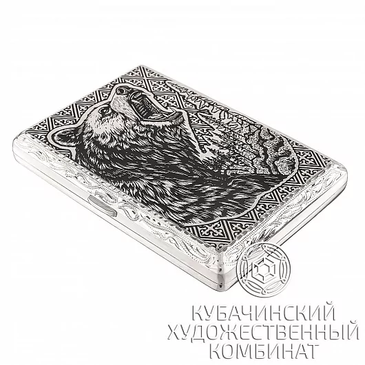 Портсигар из серебра