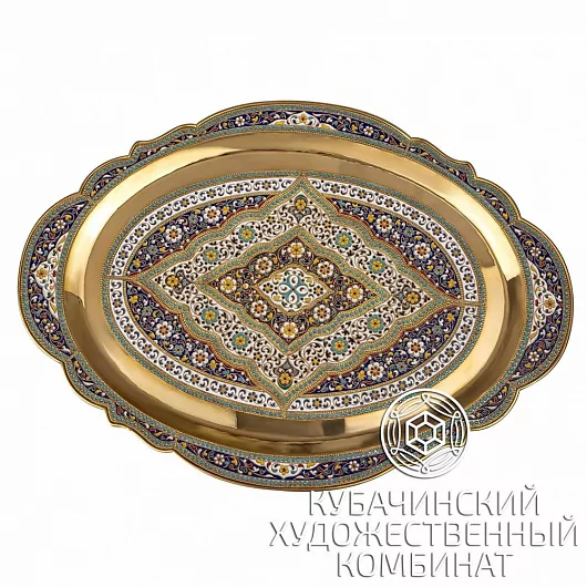 Поднос из серебра 