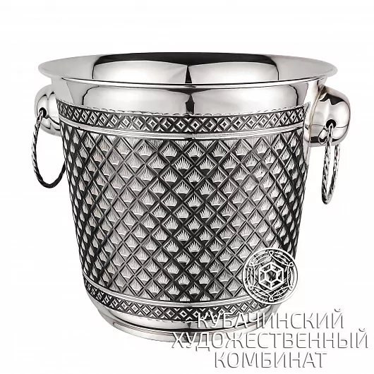 Ведро для шампанского  серебряное