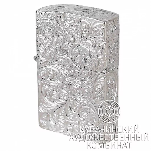 Зажигалка серебряная 