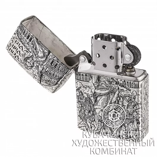 Зажигалка из серебра