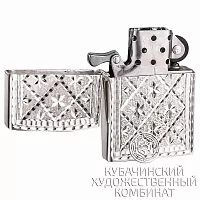 Зажигалка серебряная 