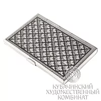 Визитница из серебра