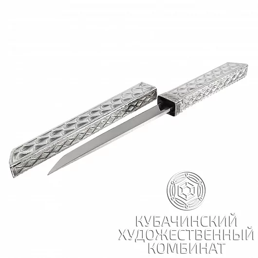 Нож из серебра